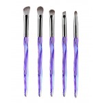 Pensule de Make-up  5 bucati Purple Crystal Profesionale MKB12